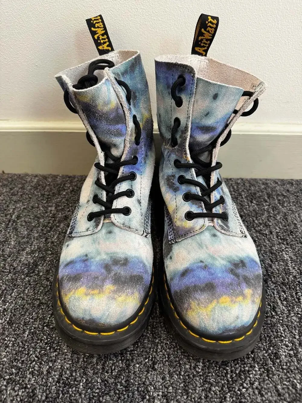Dr. Martens 1460 Pascal Tie-Dye Suede 8-Eyelet Boots